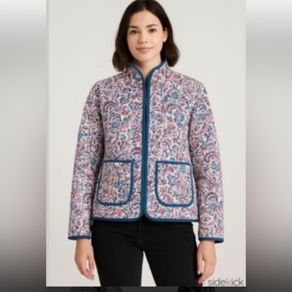7 For All Mankind Jackets & Blazers - 7 For All Man Kind Quilted Floral Boxy Jacket small boho cottagecore layered